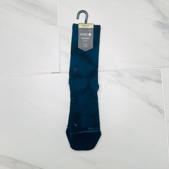 Stance Performance Mid Cushion Crew Sock 'Blue ' Size L - Picture 1 of 3
